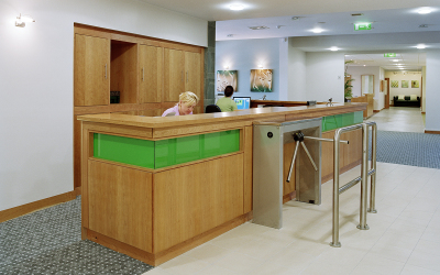 Portfolio item Bespoke Reception Desks
