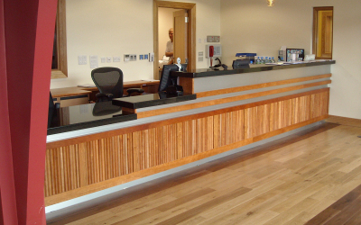 Portfolio item Bespoke Reception Desks