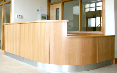 Portfolio item Bespoke Reception Desks